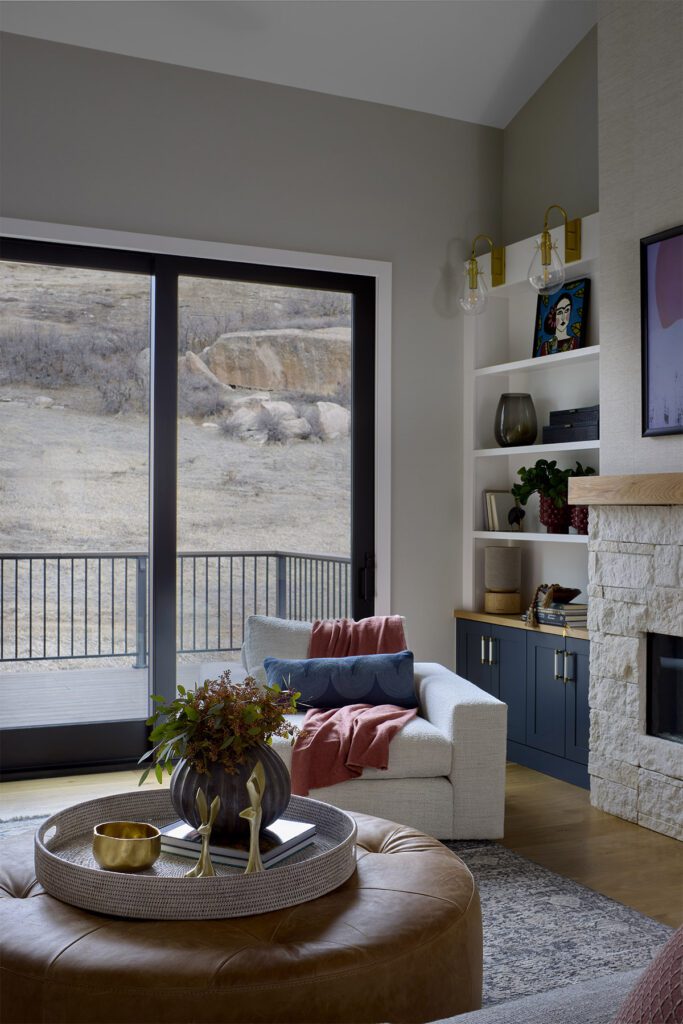 Smart storage and shelving solutions in Littleton home remodel by Denver Design Group