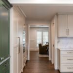 Main floor kitchen renovation with open layout and layered lighting design