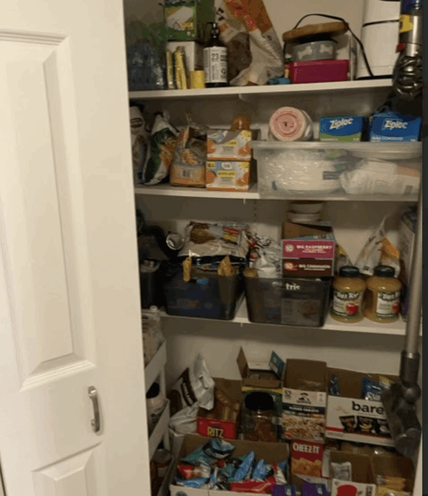 Small Colorado pantry and mudroom lacking function before remodel